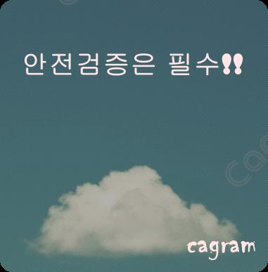 안전검증은 필수!! 카그램 안전검증은 필수!! 카그램